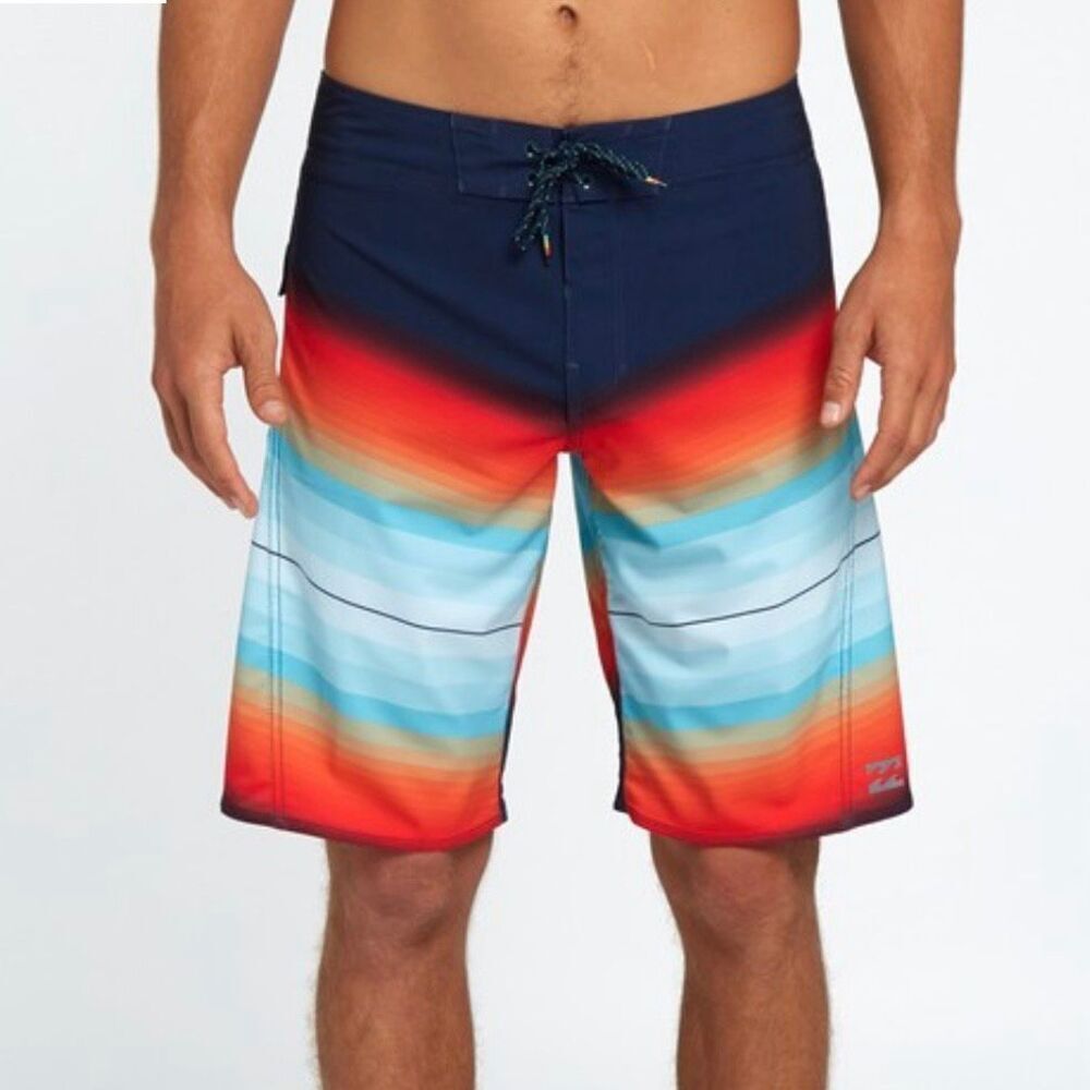 Billabong Men's 36 Multicolor Gradient Board‎ Shorts Surfing Beachwear
